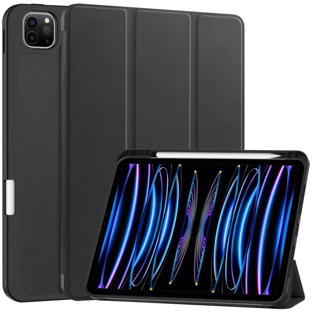 Apple iPad Pro 11 5th Gen (2024) Fodral Tri-fold med Pencil-hållare Svart.