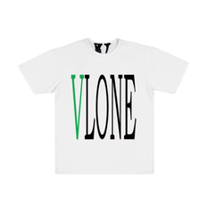 Vlone Staple T-shirt "White/Green" - M