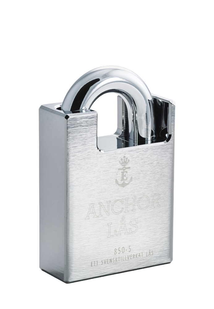 Hänglås Anchor 850-5 Klass 5 för oval låscylinder med löstagbar bygel