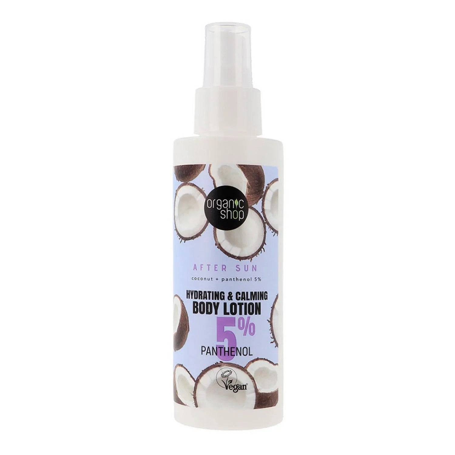 Organic Shop Lozione idratante per il corpo al cocco 5 Pantenolo 150 ml