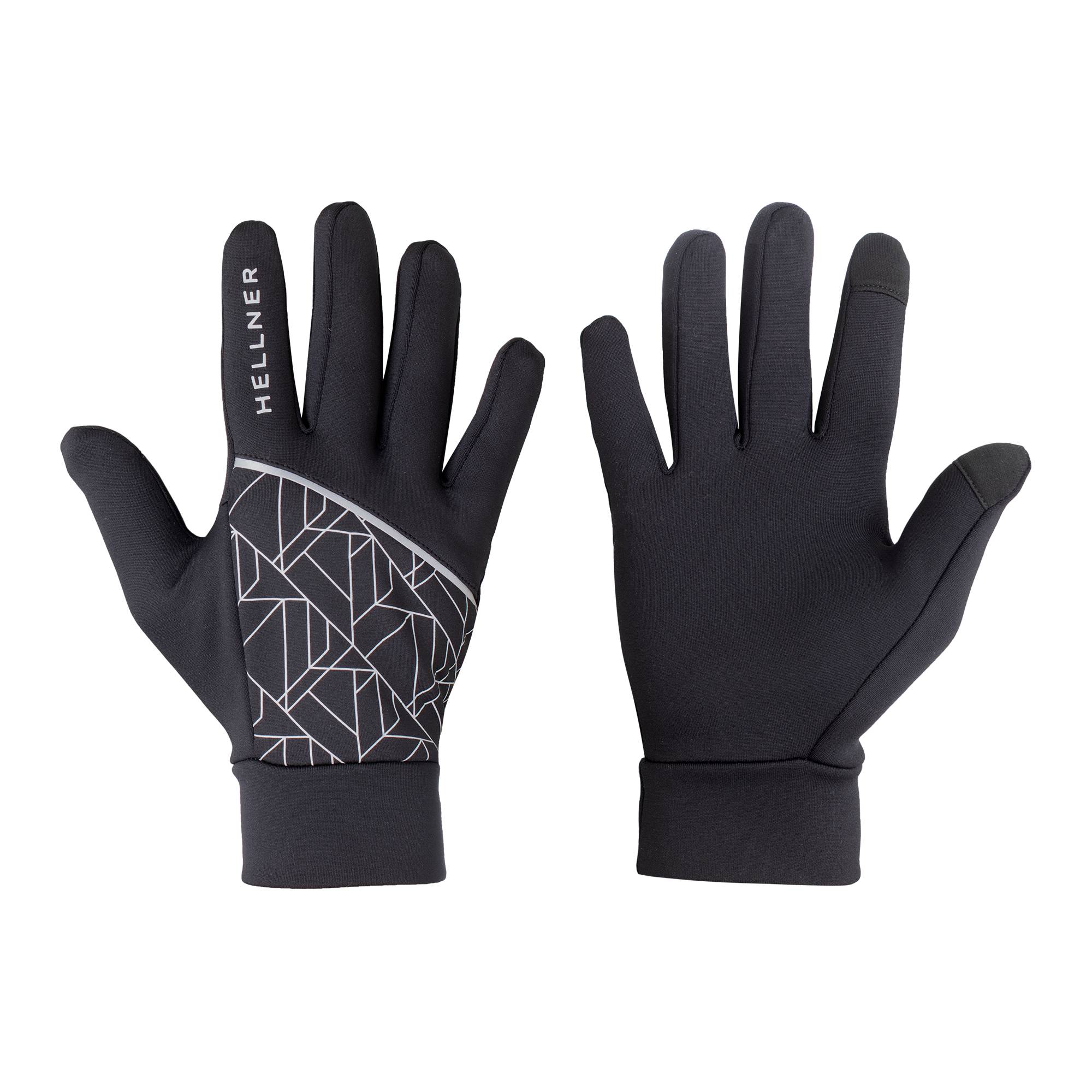 Hellner Running Tech Fleece Glove Black Beauty, 7