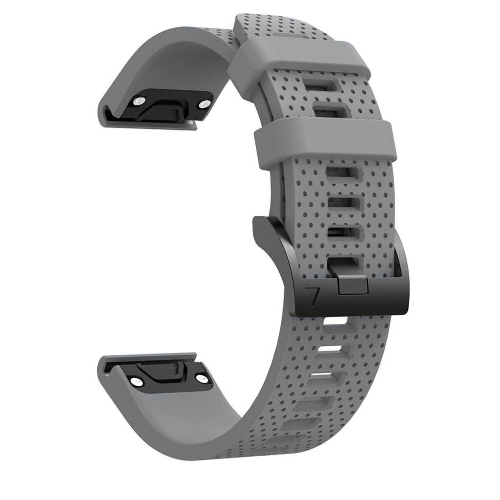 Garmin Fenix 6S/5S/6S Pro/5S Plus Klockarmband i silikon - Grå