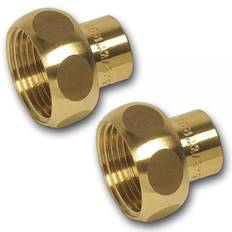 Pumpenverschraubung Satz 22 mm x 1 1/4'' ÜW Innengewinde Rotguss, ohne Dichtungen
