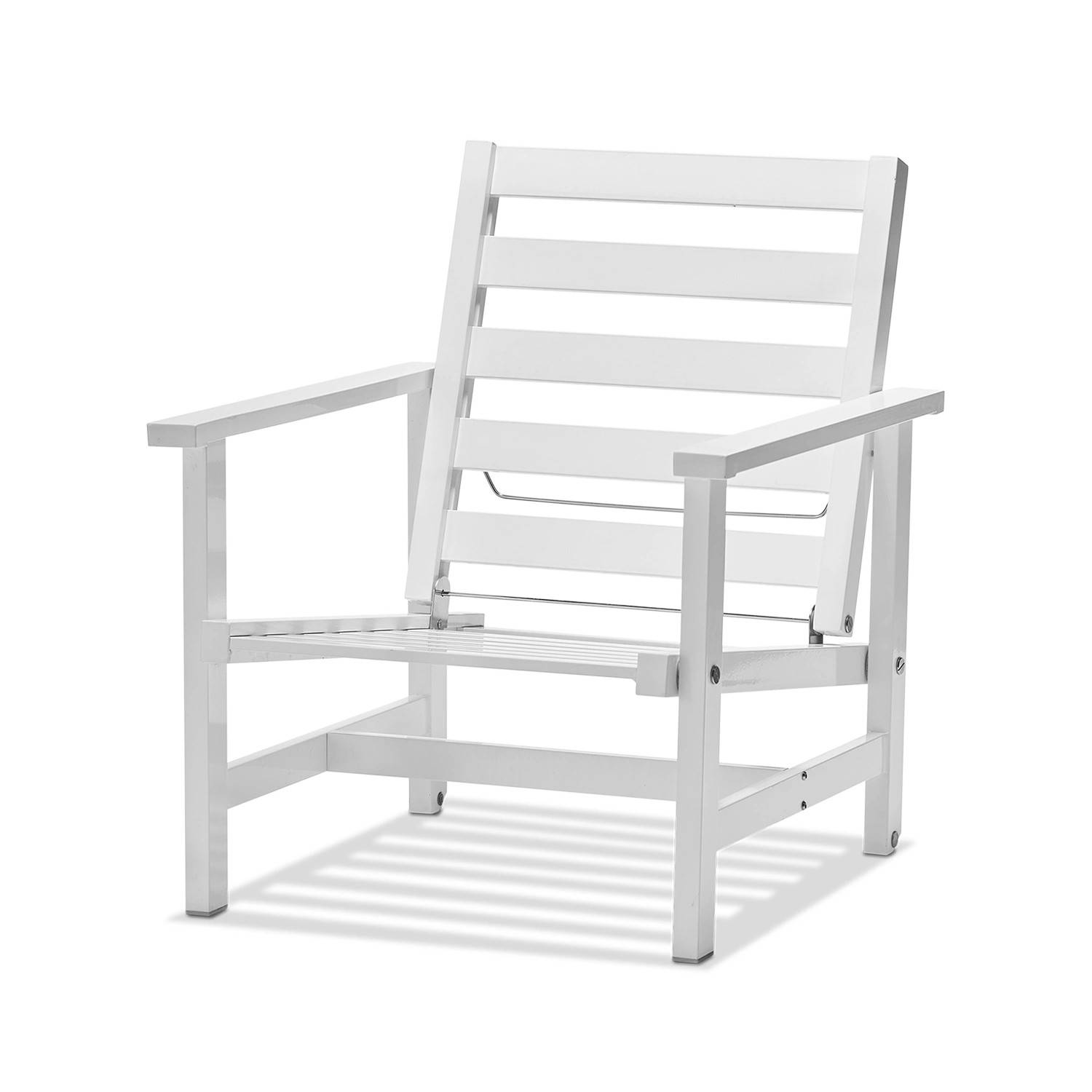 Fåtölj 05 vit aluminium - Vit