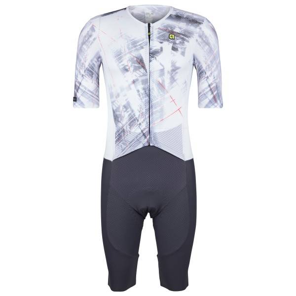 Alé PR-E Mirror Skinsuit Cykelheldragt Herrer størrelse S farve hvid