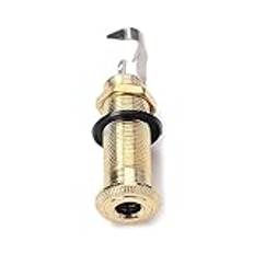 ifundom Guitar Jack Socket Guitar Endpin Jack Guitar Mono Jack Guitar Input Jack Guitar Output Jack Guitar Stereo Jack Cylinder Output Jacks