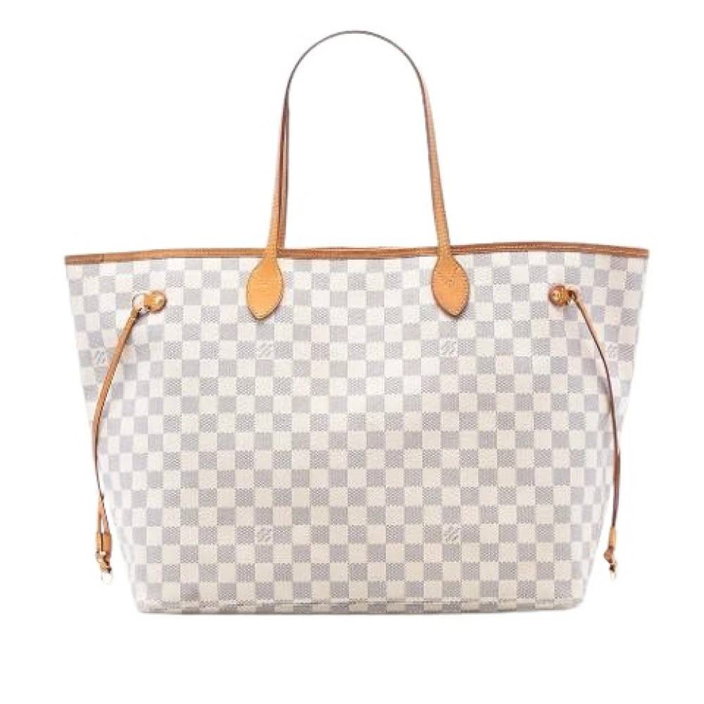 Louis Vuitton Vintage Pre-owned Neverfull GM - Vintage - Dame - Hvid - ONE SIZE - Uld
