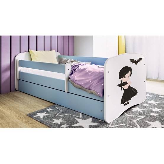Kocot Kids Barnsäng - Babydreams Blå Med Låda - Onsdag 140x70 Cm