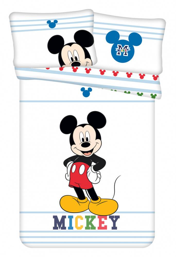 Disney Mickey Colors barnsängkläder 100x135 cm, 40x60 cm