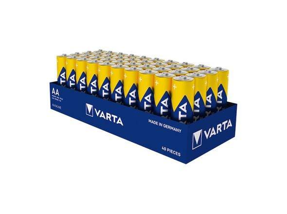 Varta Longlife Power Batterier Adna, storlek AA, 40-pack