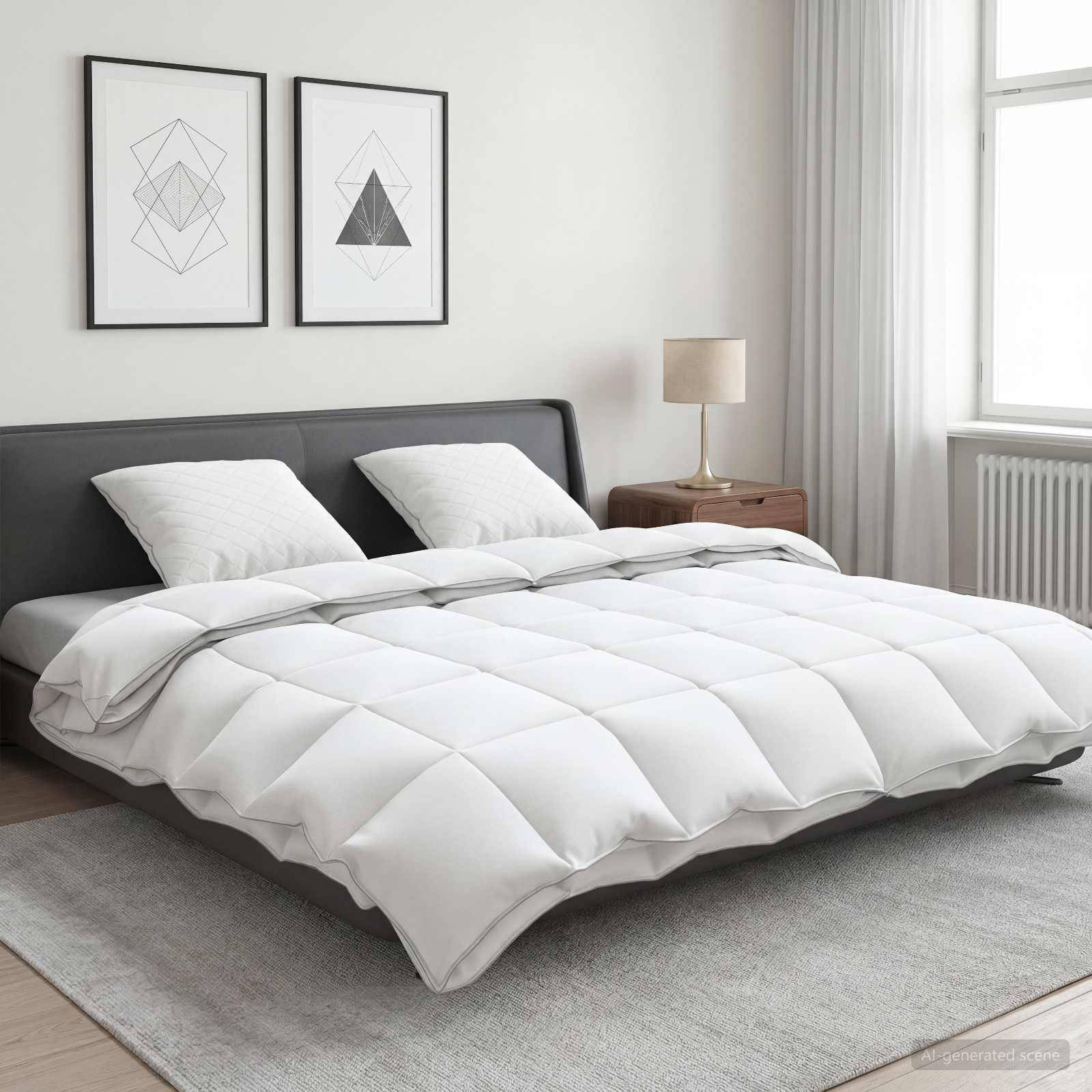 90% gåsedun dyne sæt FULDA 3 stk. 220 x 240 cm Hele sæsoner