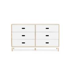 Kabino Dresser w. 6 Drawers White