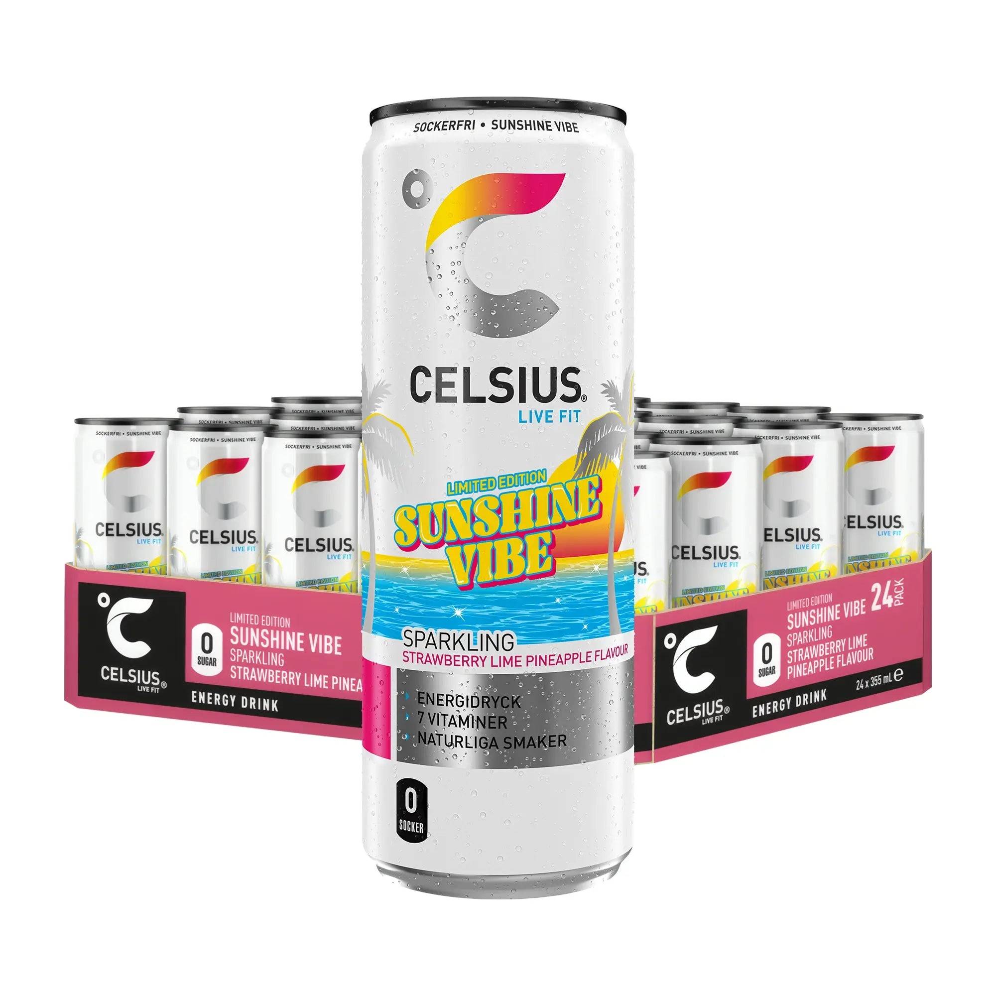 24 X Celsius 355 Ml Sunshine Vibe