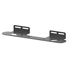 Speaker Wall Mounted, Under TV Bracket, 16.34x4.33in Soundbar Wall Mount, Carbon Steel Speaker Stand, Floating Storage Rack for Home Entertainment Setup