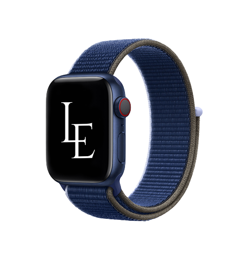 Apple Watch (38/40/SE/41/42mm) - L'Empiri™ Sport+ Nylon Velcro Rem - Navy