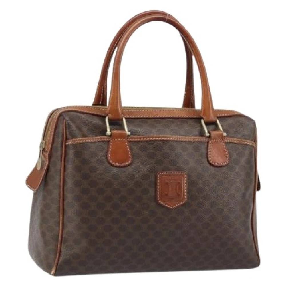 Celine Vintage - Pre-owned Vintage Canvas Hand Bag Vintage - Dam - ONE Size - Läder