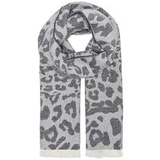 Kids Only Halsduk - Stickad - KogBrina - Black/Leo - Kids Only - One Size - Halsduk