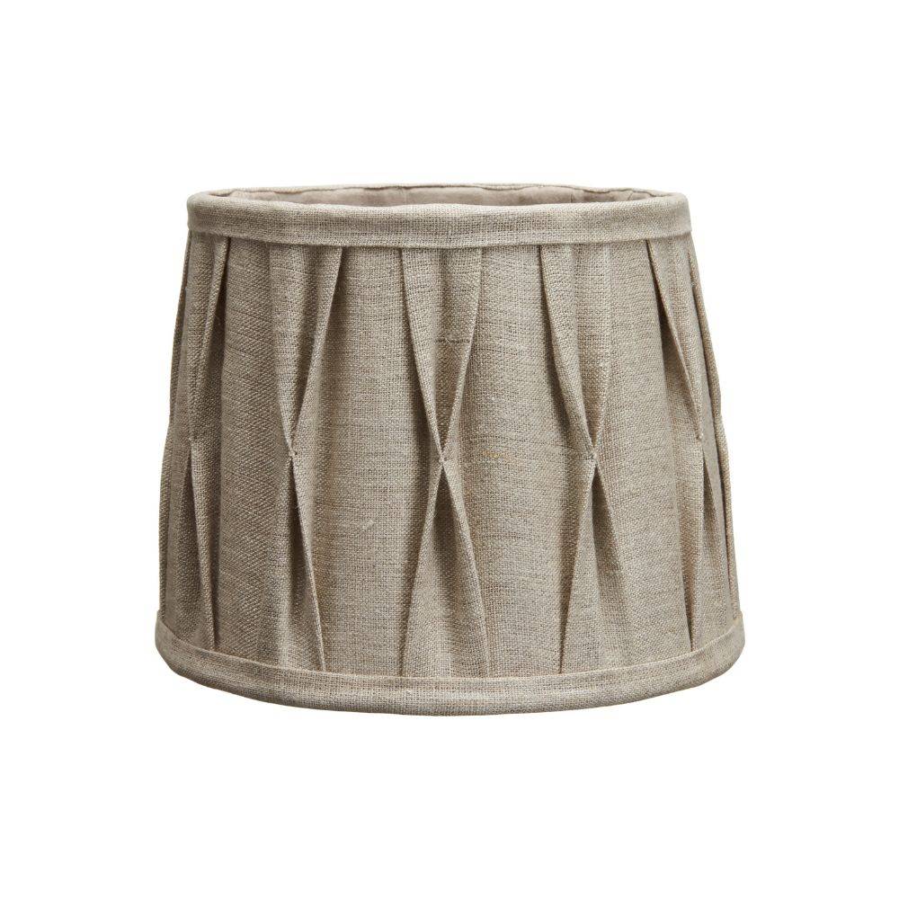 Lampskärm Sofia Plisse Stygn Natur - Pr Home (Storlek: Ø 30 cm)
