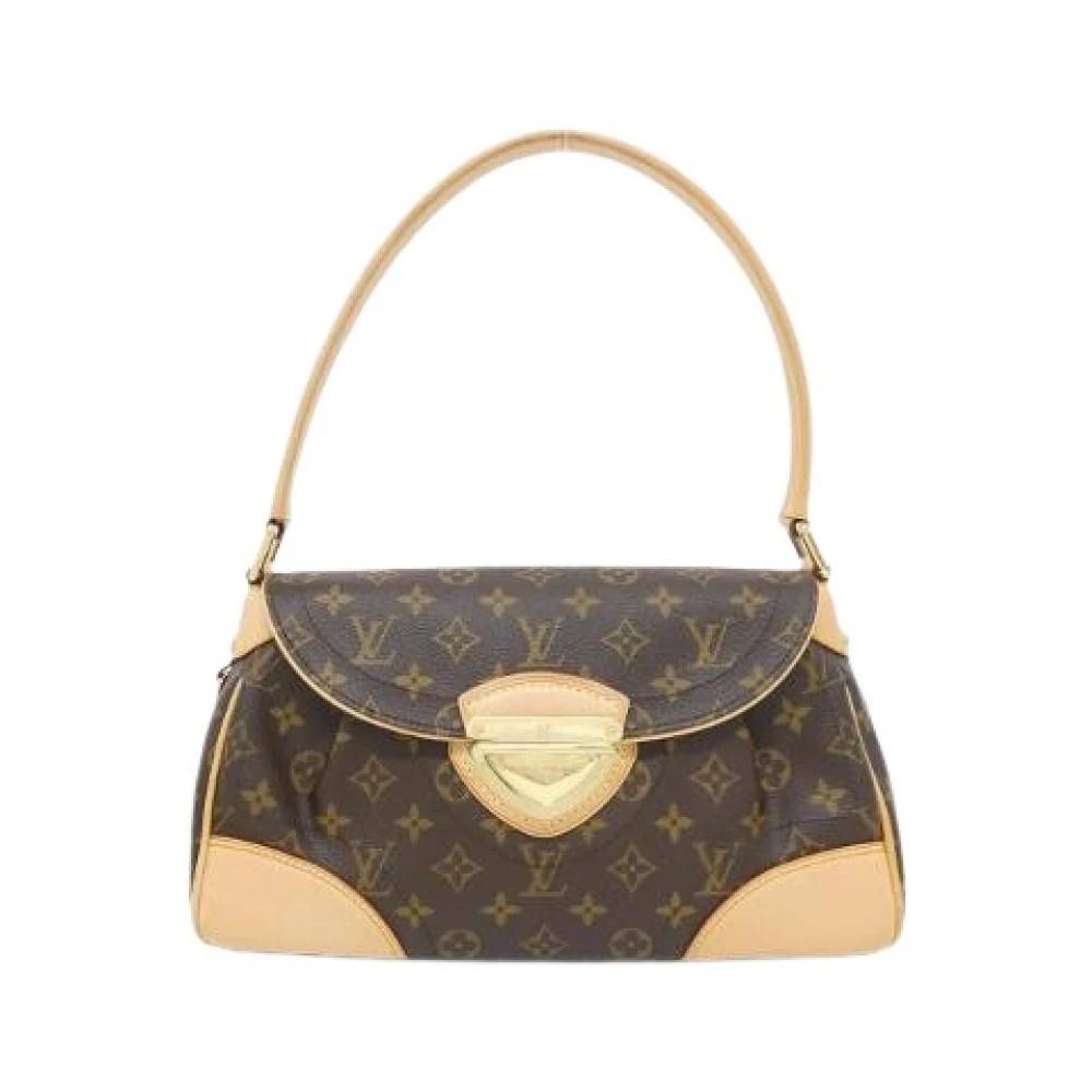 Louis Vuitton Vintage Pre-owned Beverly Monogram Skuldertaske - Vintage - Dame - Brun - ONE SIZE - Uld