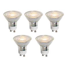 Set van 5 GU10 50mm LED lampen helder 1W 80 lm 2200K