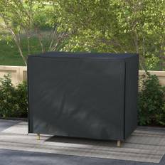 Veranda gyngeovertræk vandtæt beskyttelsesovertræk til havegynge med UV-beskyttelse Oxford sort 220 x 125 x 172 cm