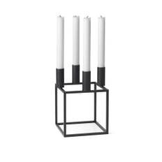 Audo Copenhagen - Kubus 4, Candle Holder, Black - Ljusstakar - Mogens Lassen - Svart