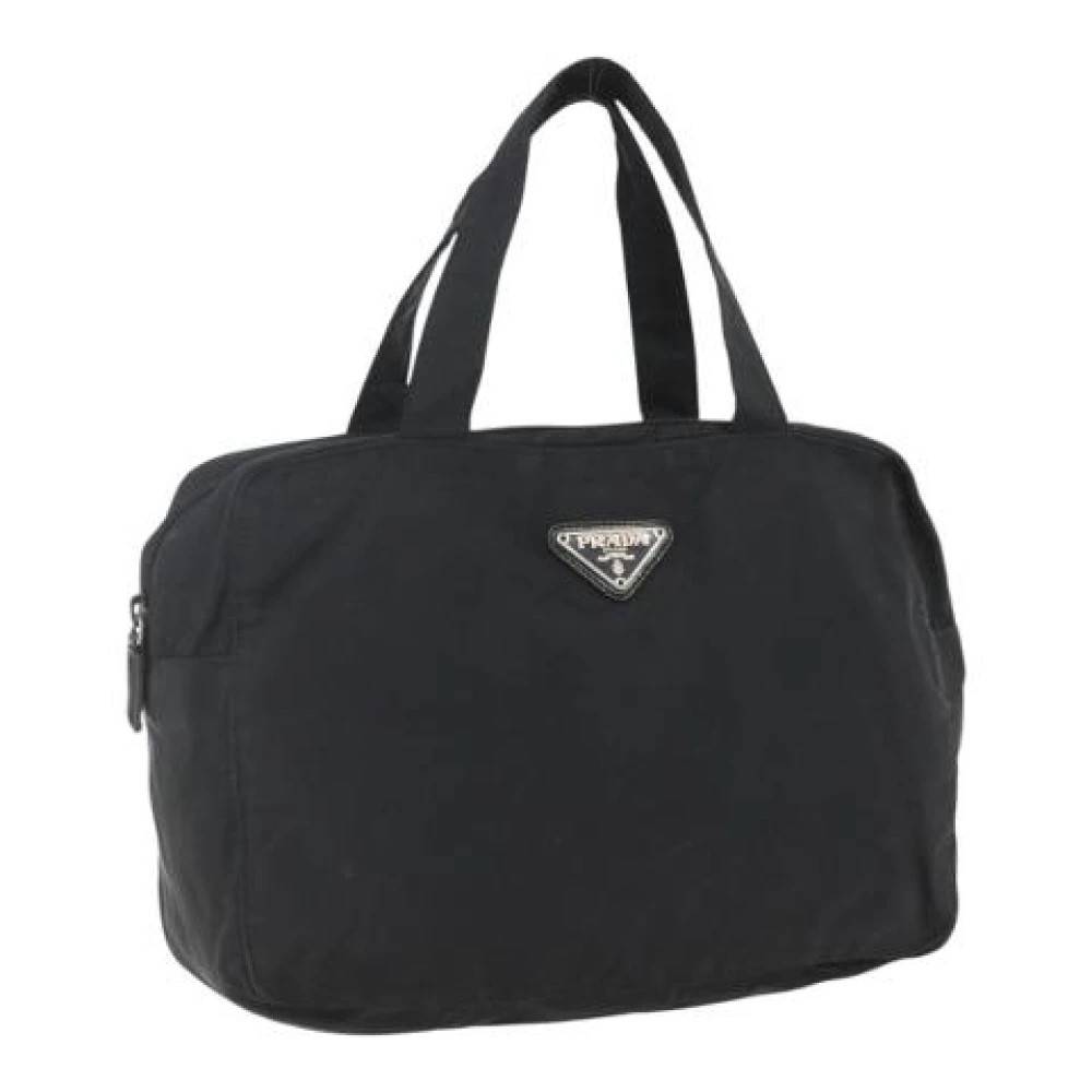 Prada Vintage Pre-owned Nylon Håndtaske - Vintage - Dame - Sort - ONE SIZE - Nylon