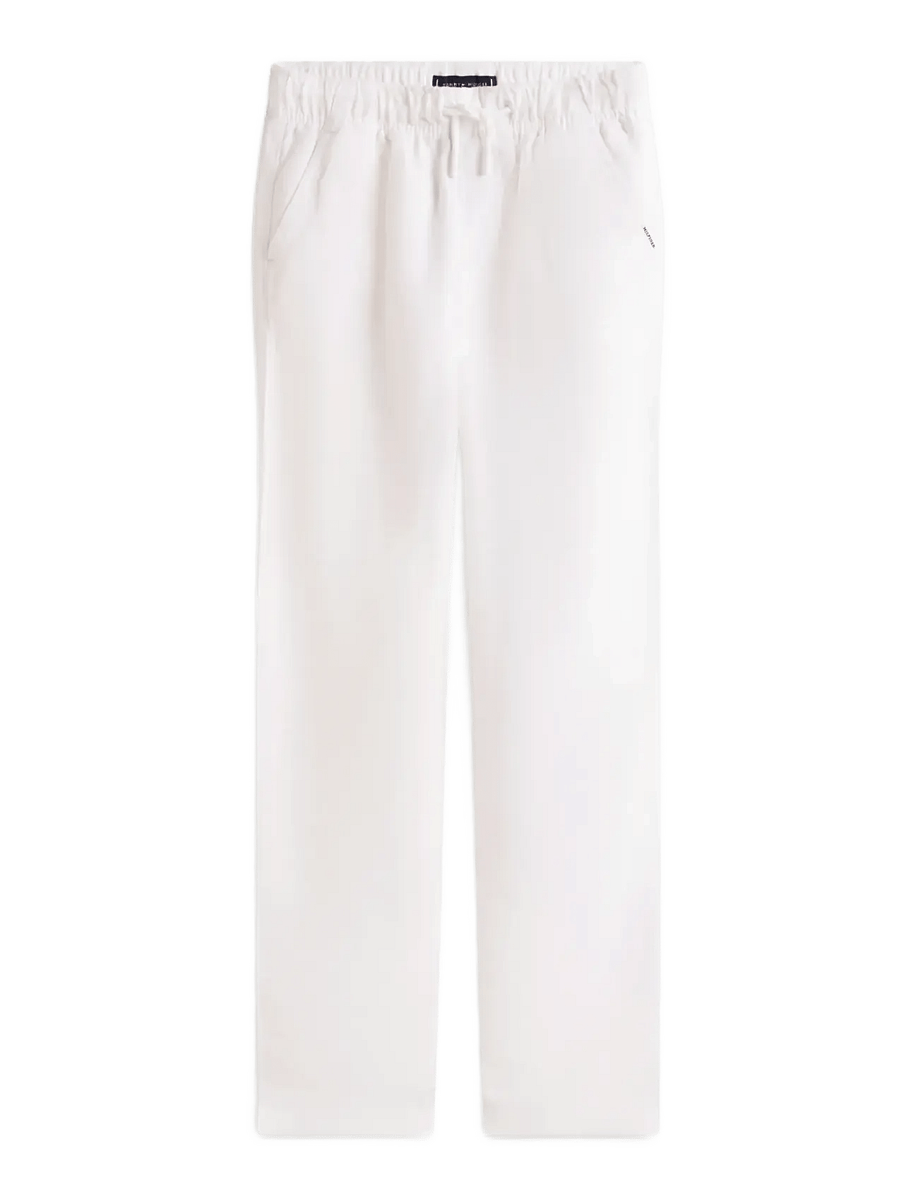 Tommy Hilfiger Relaxed Linen Viscose Pant - White - 128