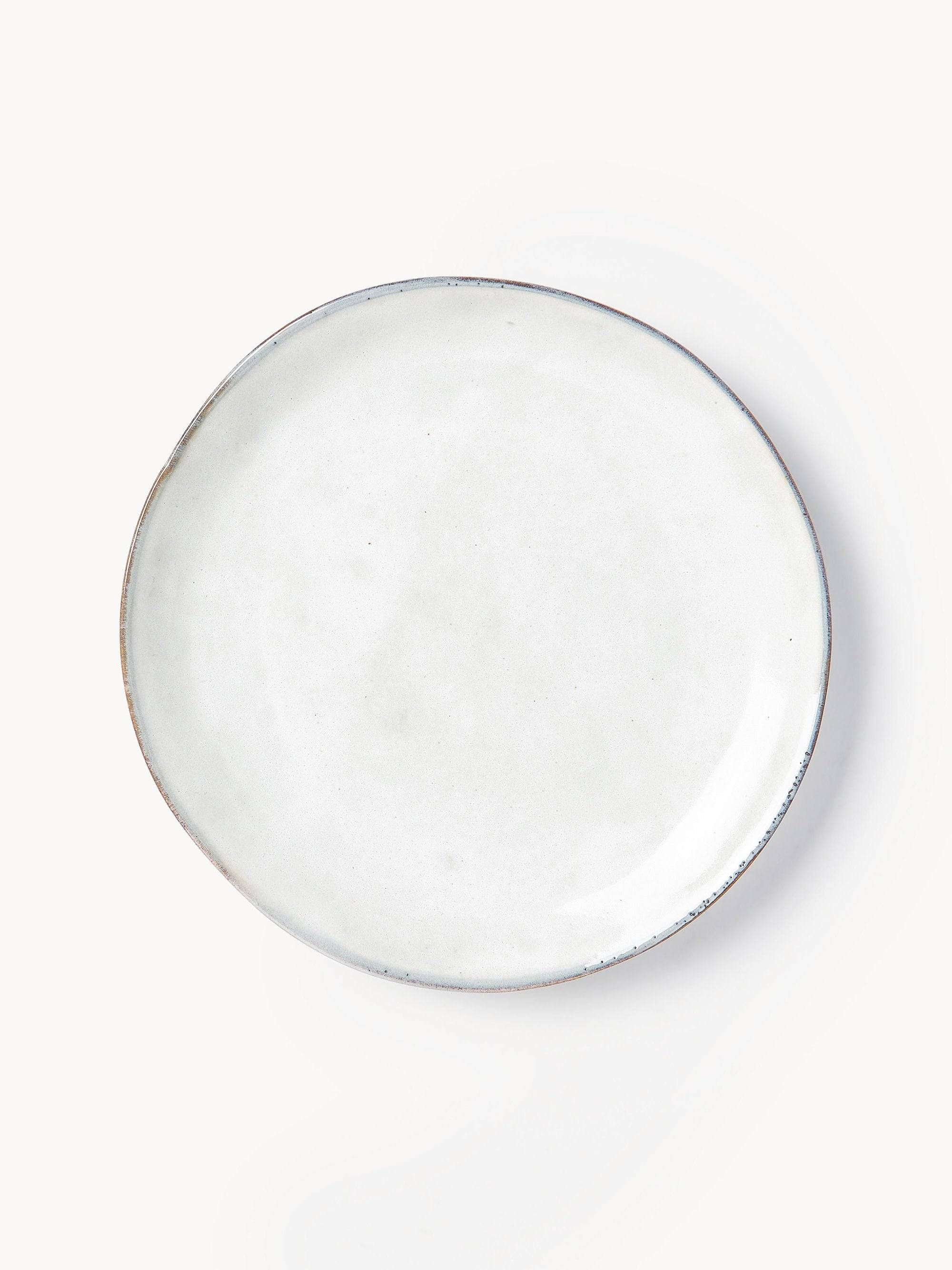 Handgjorda Frukosttallrikar Nordic Sand, 4 stycken