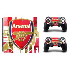 PS4 Slim skin til konsol og to controllere. Arsenal – Gunners.