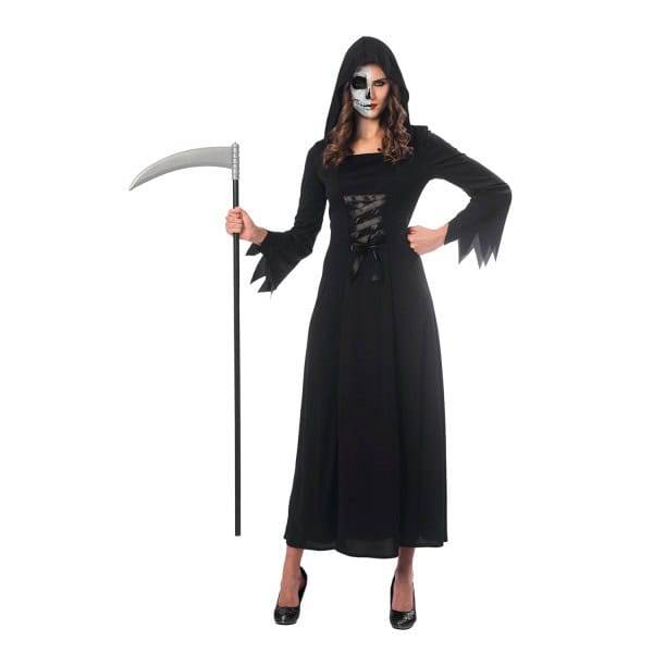 Halloween Grim Adult Grim Reaper-dräkt S