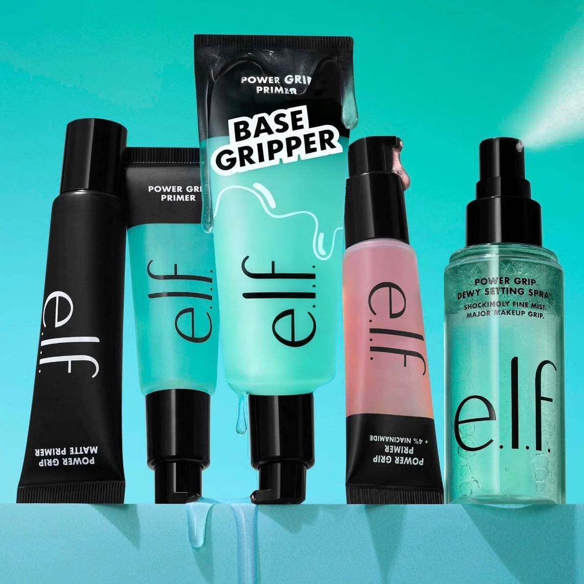 24ml/75ml ELF Power Grip Primer Jumbo Textur Uppfriskande Lätt att absorbera Återfuktande Ansiktsuppstramande Renande Återfuktande Utjämnande Hud