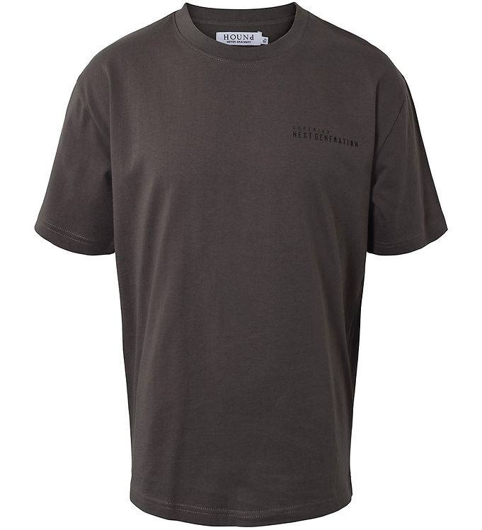 Hound T-shirt - Militärgrön m. Tryck - Hound - 12 år (152) - T-shirt