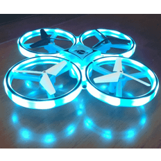 Drönare handstyrd Quadcopter (Gyro & LED) (färg: Gul)