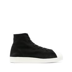 Y-3 - x adidas Pro Model sneakers - herr - kalvskinn/kalvskinn/gummi/Tyg - 5 - Svart