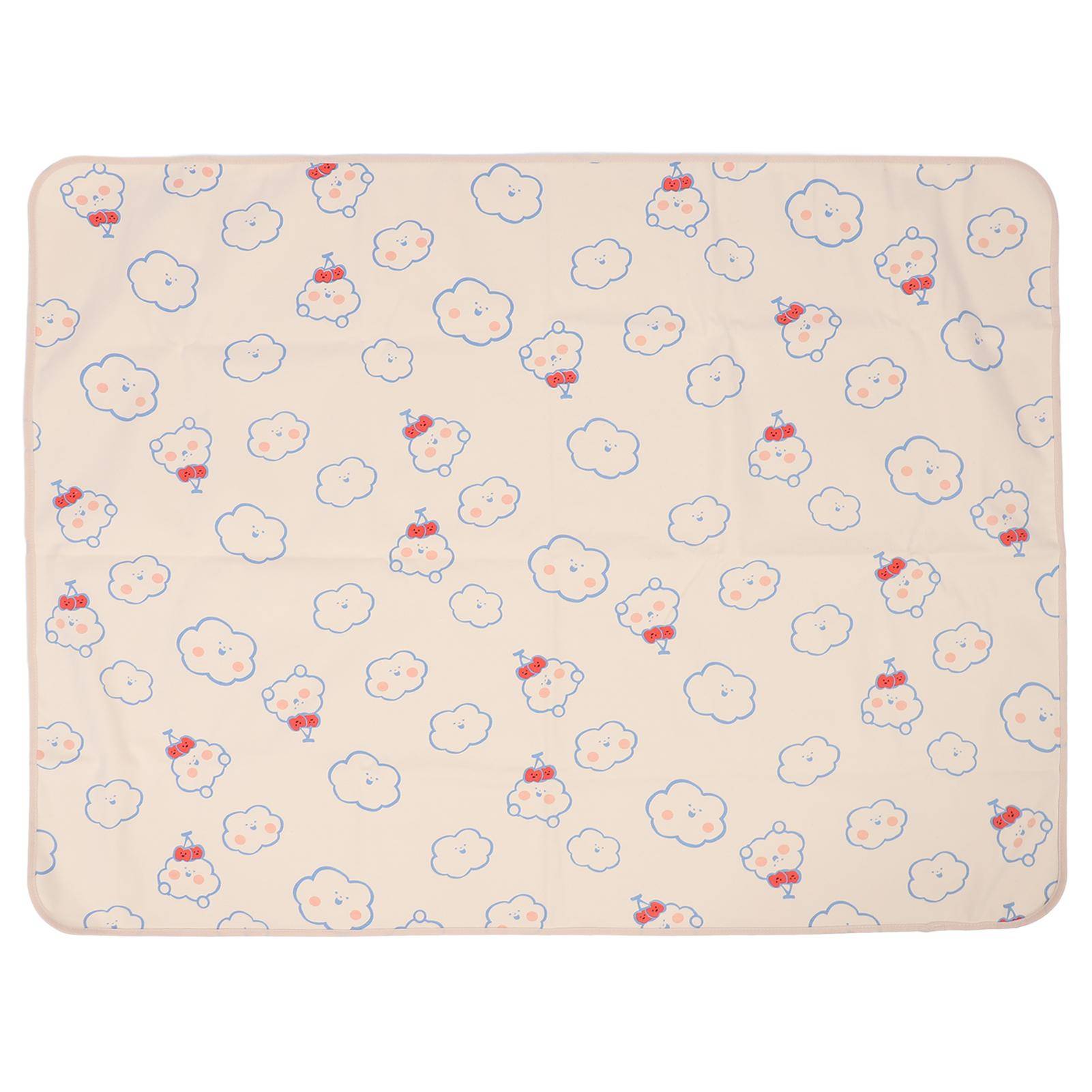 Washable Pee Pads Leak Proof Breathable Waterproofing TPU Multifunction Reusable Training Pads for 70x90cm