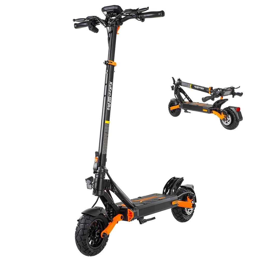 Kukirin G2 Pro Abe Elsparkcykel 250W Motor 9  Hjul Stadsshopbar E-Scooter Topphastighet 25Km/h Dubbla Skivbromsar 48V 15.6Ah Max Räckvidd 65Km svart
