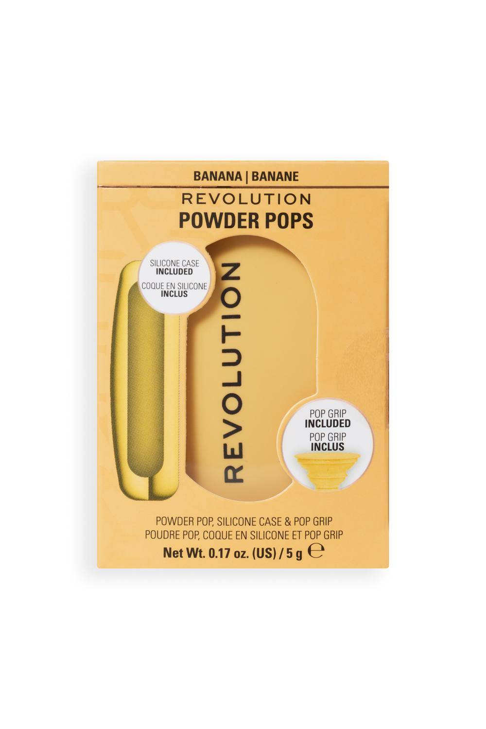 Powder Pops & Pop Grip & Silicone Case, banana