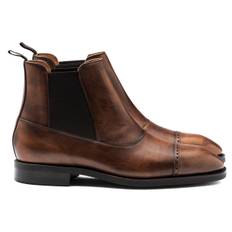 Yanko brogued Balmoral Chelsea boots brun