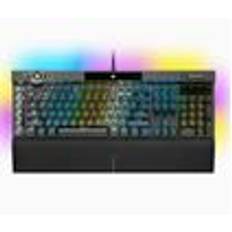 CORSAIR K100 RGB Optical Mechanical Gaming Keyboard Backlit RGB LED OPX RAPIDFIRE Black PBT Keycaps