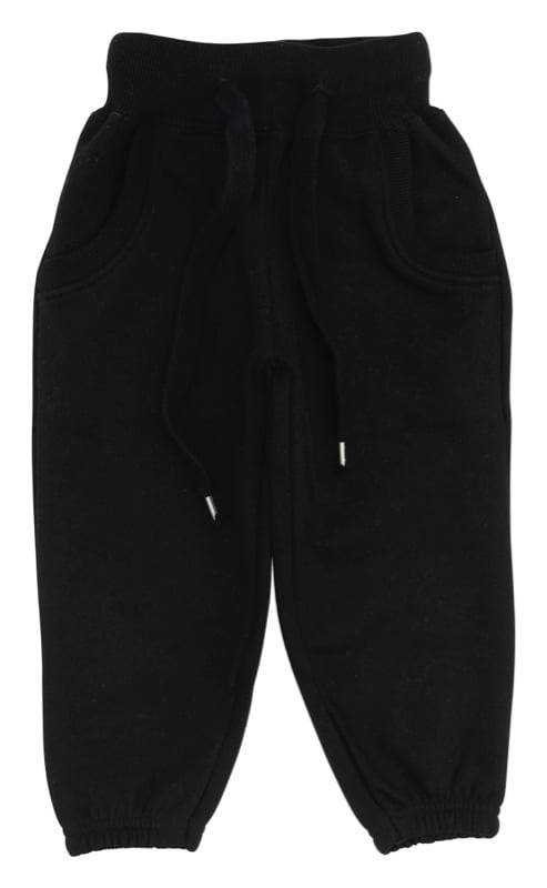 Long Sweat Pants Barn (ST793) - 2 år, Sort.