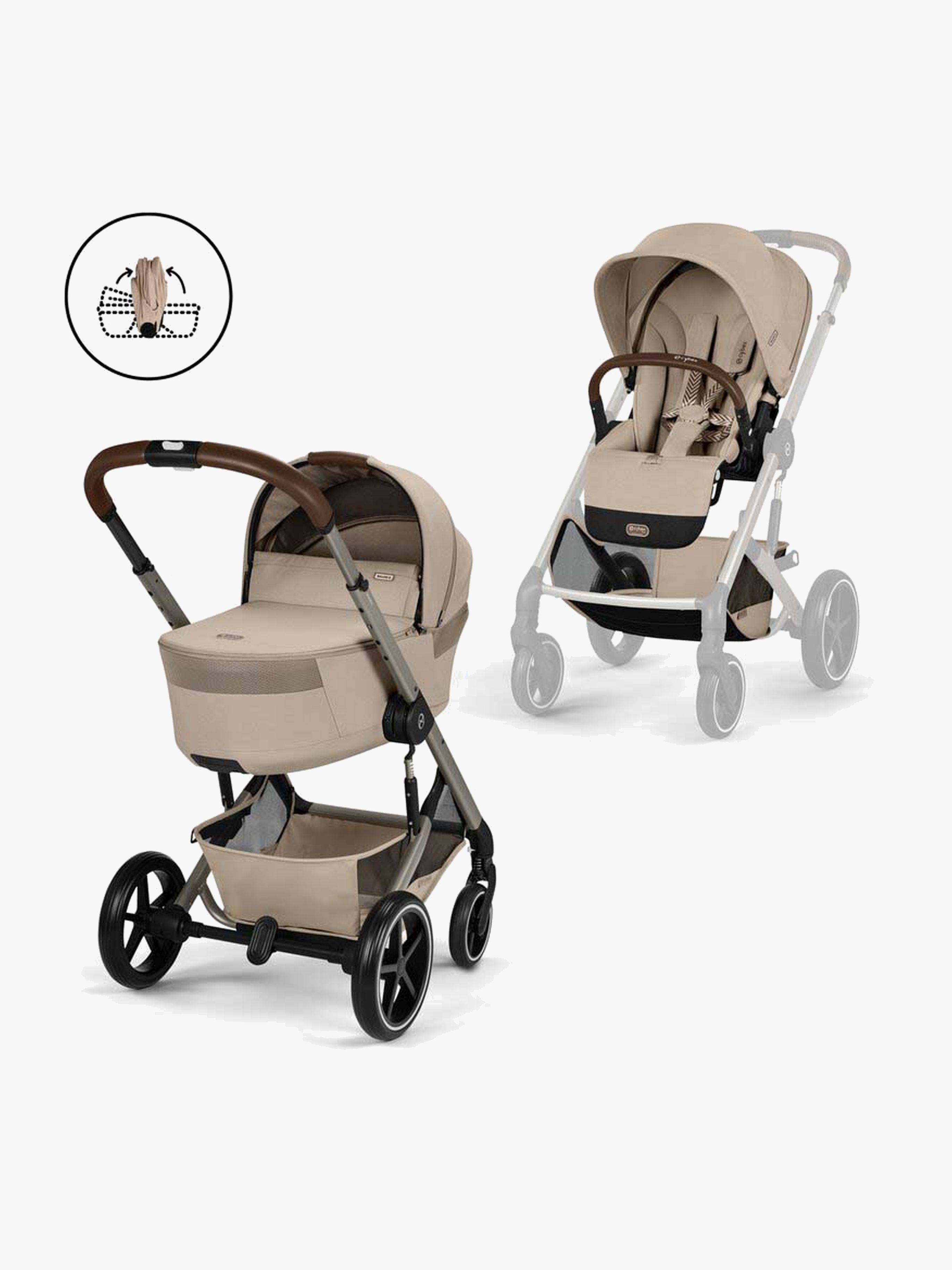 Cybex BALIOS S Lux Duovagn inkl Fold Cot, Almond Beige