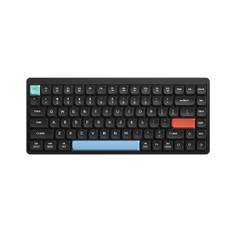 iBlancod Dual-mode Wireless Keyboard 2.4G+BT5.0 K84 Keyboard Low Axis Keyboard 26Keys No-Conflict 0 svart