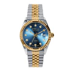 Eminence Automatic Men's Watch - Two-Tone Steel & 18k Gold - Self-Winding Automatic Movement - Navy Blue Dial - Daniel Steiger