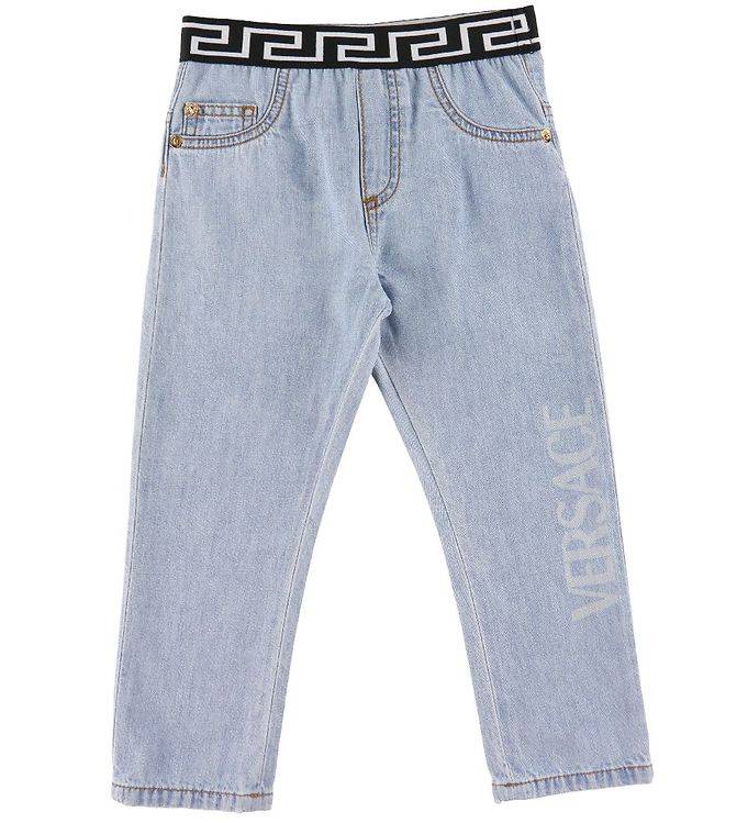 Versace Jeans - Logo Laser - Lyseblå - Versace - 18-24 mdr - Jeans