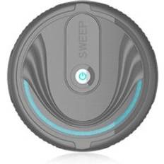 Hem smart robotdammsugare mini intelligent soprobot automatisk städmaskin usb tyst lat moppmaskin - Svart