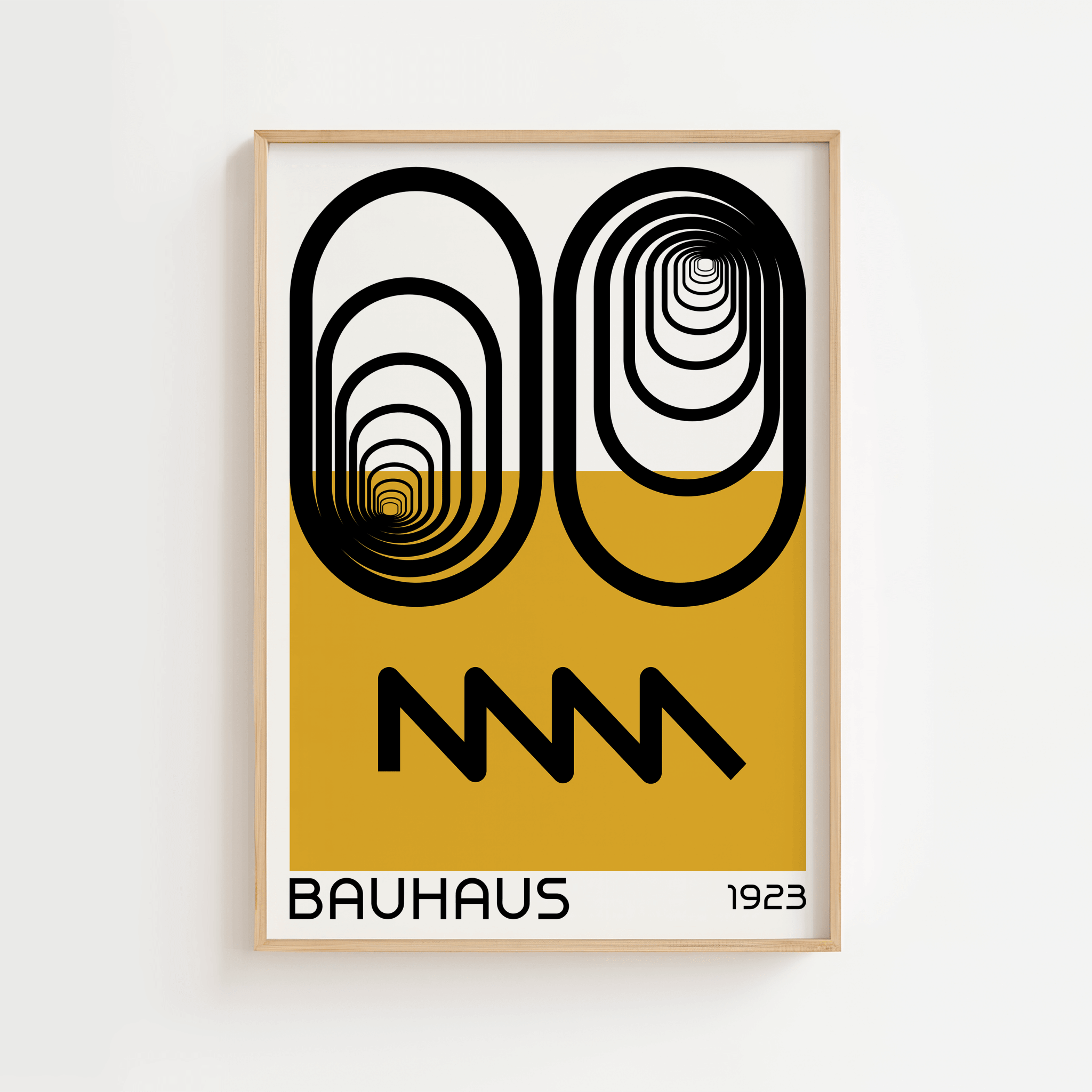 Yellow Eyes Bauhaus Poster | 29,7 x 42 cm (A3) | Ellens Postershop.