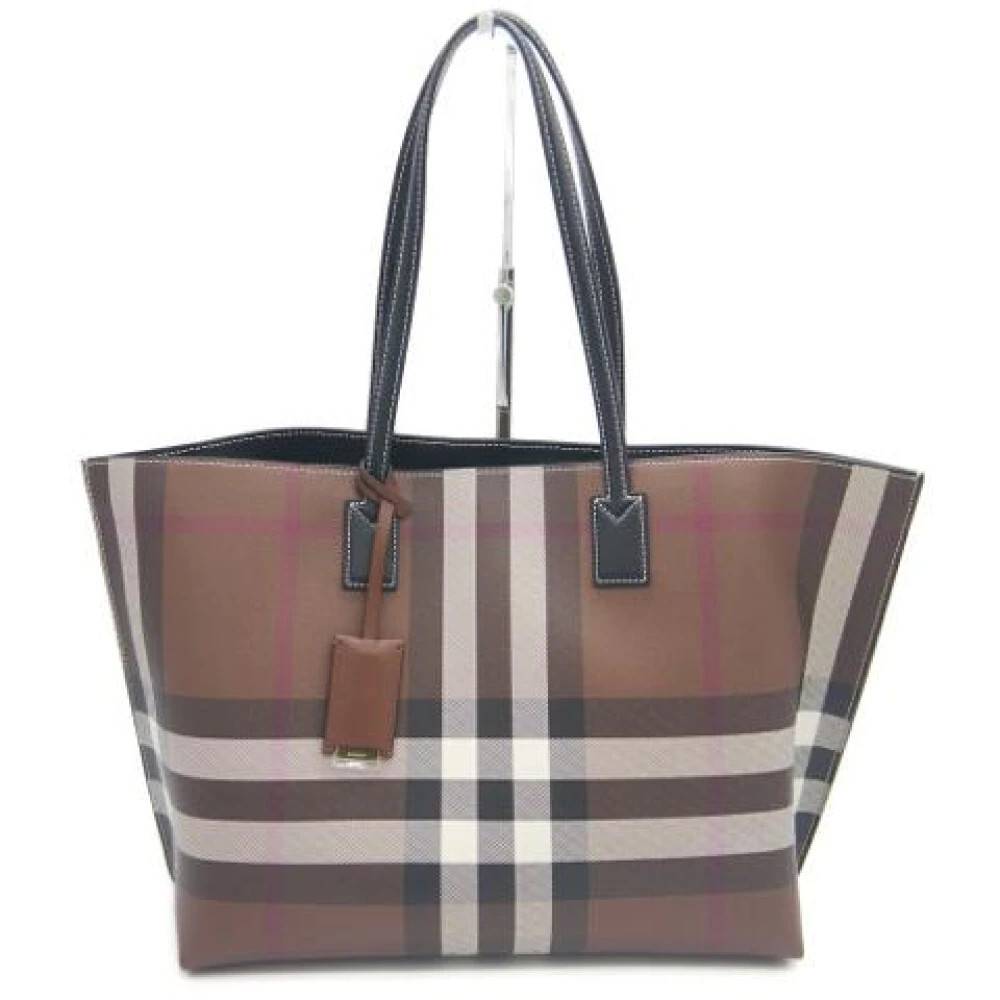 Burberry Vintage Pre-owned Vintage Tote Bag - Vintage - Dame - Brun - ONE SIZE - Bomuld