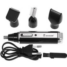 Shinon 4 in 1 näshår skägg ögonbryn laddningsbar elektrisk trimmer elektrisk nästrimmer rakapparat hårklippare eu plug