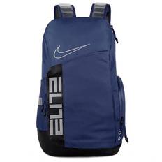 Nikes Elite Pro Basketball Rygsæk Skoletaske Unisex Gym Sport Rejsetaske Sort Sølv
